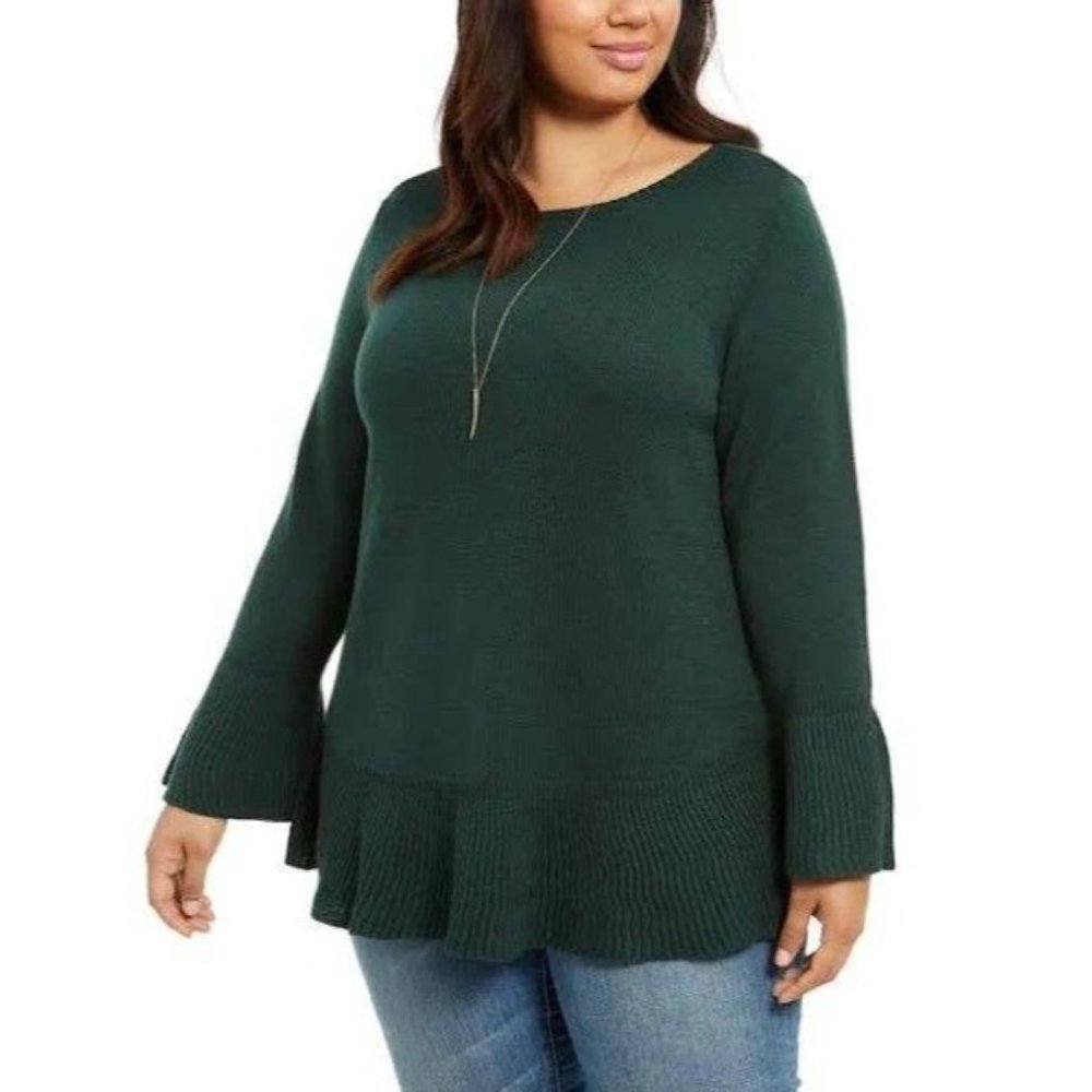 Style & Co Plus Bell Sleeve Sweater 3XL